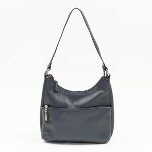 Giani Bernini Nappa Leather Hobo Bag Navy